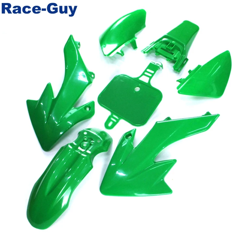 Зеленый пластиковый корпус обтекателя комплекты для 50cc 70cc 90cc 110cc 125cc 140cc 150cc 160cc