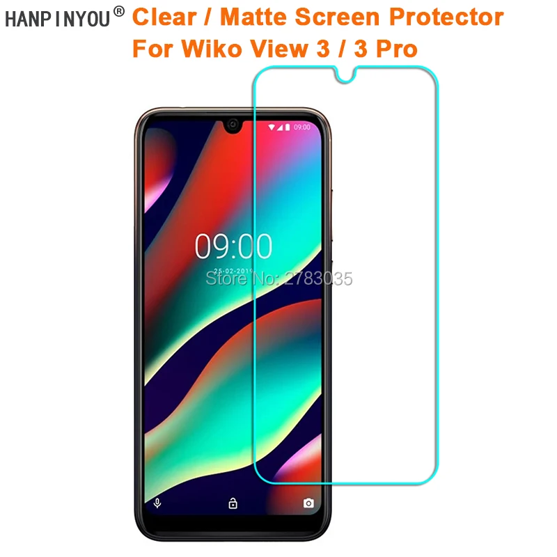Для Wiko View 3/Pro прозрачная глянцевая/Антибликовая матовая защитная пленка для