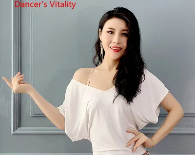 Only Top as Photo Одежда для занятий танцами живота, новинка, весенне-летняя длинная юбка со шлейфом, кружевной топ из модала, индийский танцевальный костюм для выступлений - Цвет: Only Top as Photo