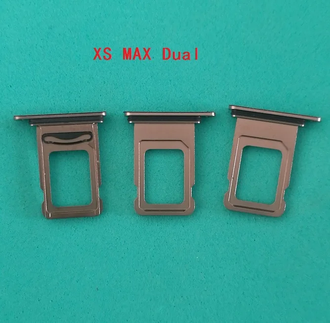 10 шт. для iPhone XS Max XR dual SIM Card Reader Разъем лоток держатель Слот Модуль одиночный sim