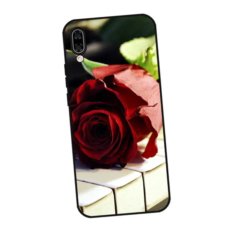 P166 Piano Music Black Silicone Case Cover For Huawei Honor 8C 8X 9 10 20i V10 V20 Note10 Max Lite Magic2 |