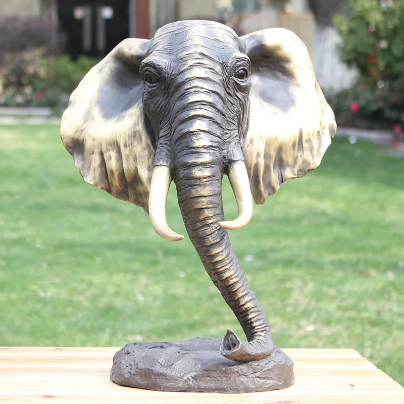 as BRASS statue of the elephant's luck works art like animal ornaments Home Furnishing abstract decorations gifts | Дом и сад