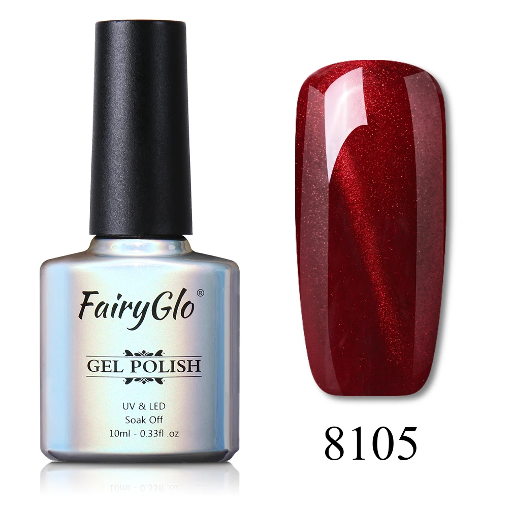 JHMY8105 FairyGlo, 10 мл, гель для ногтей, замачиваемый, УФ, светодиодный, кошачий глаз, Гель-лак для ногтей, магнит, гибридный лак, лаковый гель для ногтей, тиснение, эмалированные чернила - Цвет: JHMY8105