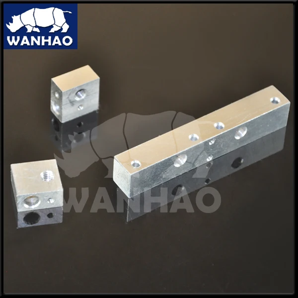 

Дубликатор Wanhao 4 D4 3d принтер MK10 комплект из двух алюминиевых блоков