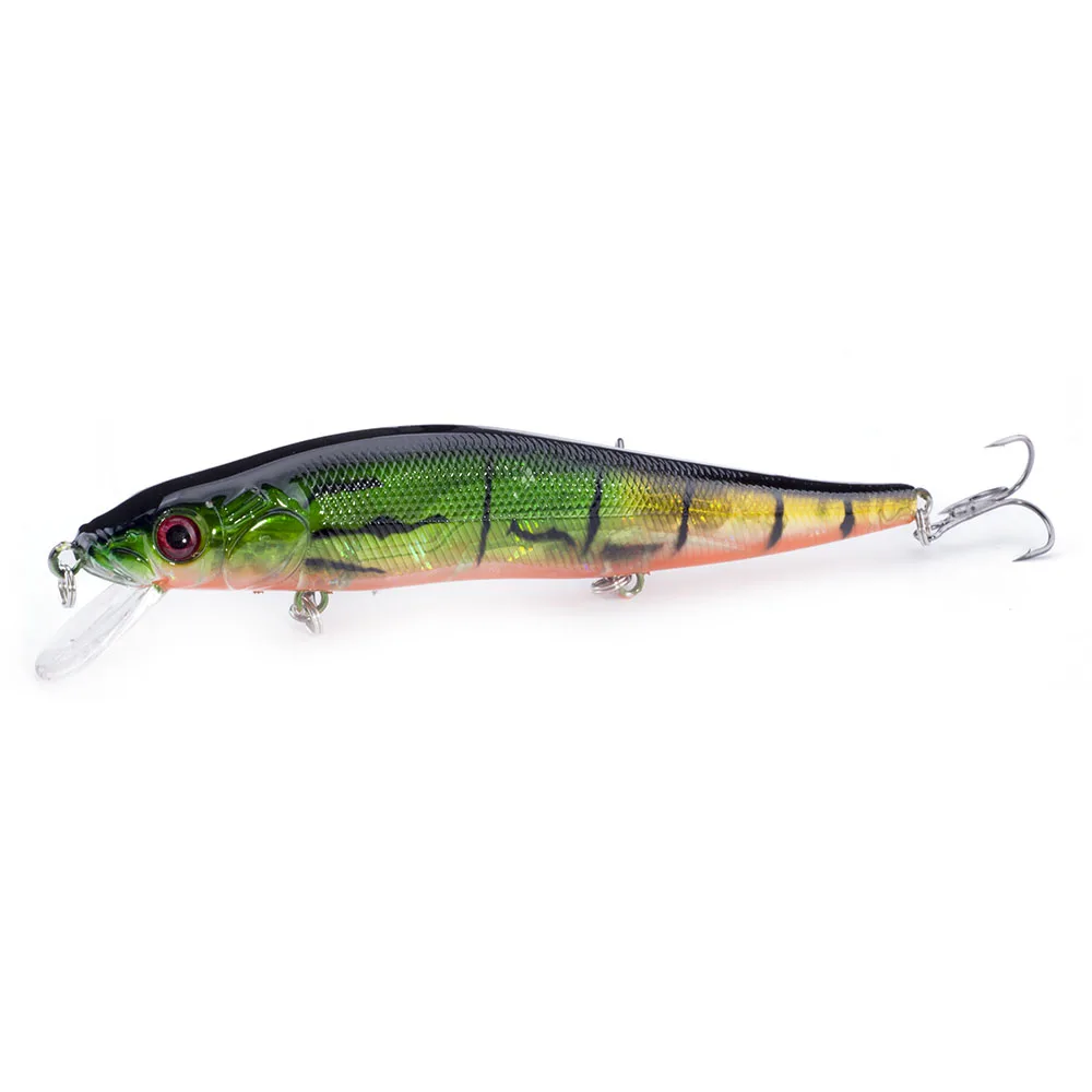 M SEALURER Hot Color 140mm 23g Fishing Lure Float Jerkbait Hard Bait Dive 1.5m Bass Wobblers 3 Hooks Minnow - Цвет: M