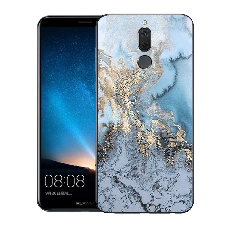 Для huawei mate 10 Lite/Nova 2i/MaiMang6 модная задняя крышка с принтом для mate 10 Lite/mate 10lite Мягкий силиконовый чехол для телефона
