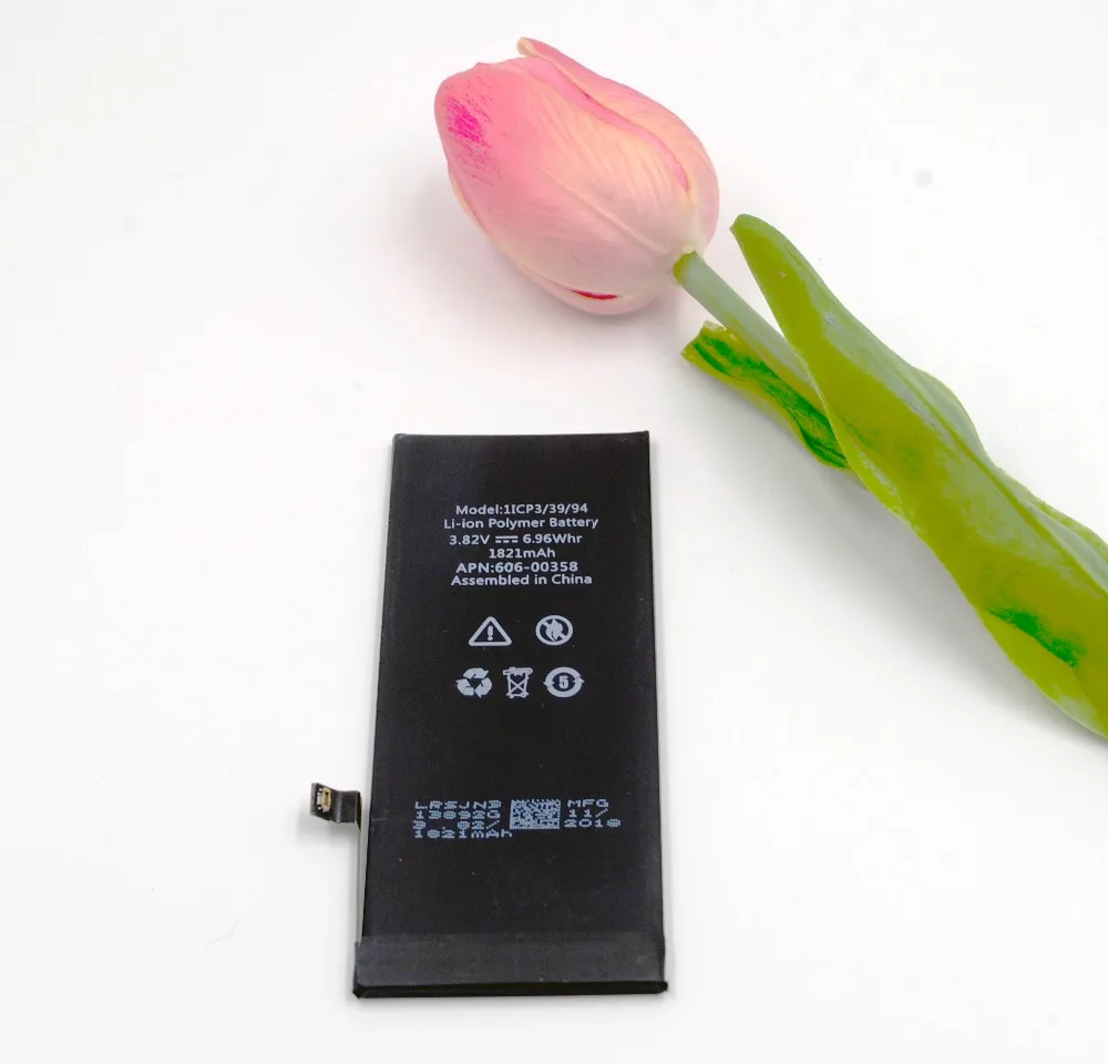 Оригинальная литий-ионная батарея ELECKING 1821 mAh для iPhone 8 Bateria 3 82 V внутренняя Замена