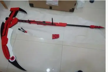 Ruby Rose Crescent the High Velocity Sniper-Scythe Replica PVC Cosplay Prop | Тематическая одежда и униформа