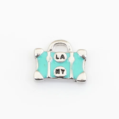 BON VOYAGE чемодан плавающие амулеты подходят очаровательные медальоны FC0361|floating charm
