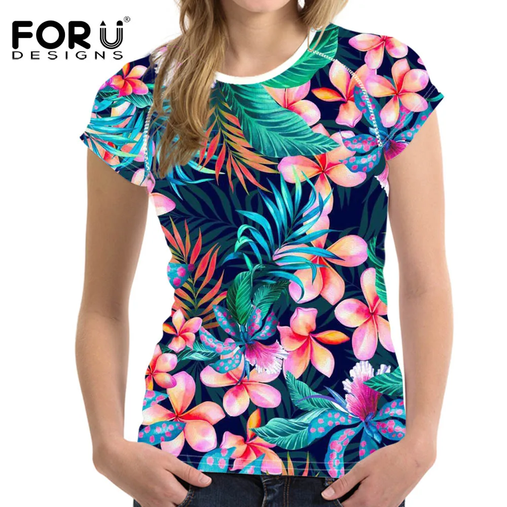 FORUDESIGNS/женская футболка Nordic Стиль подорожник с изображением новогодней елки и