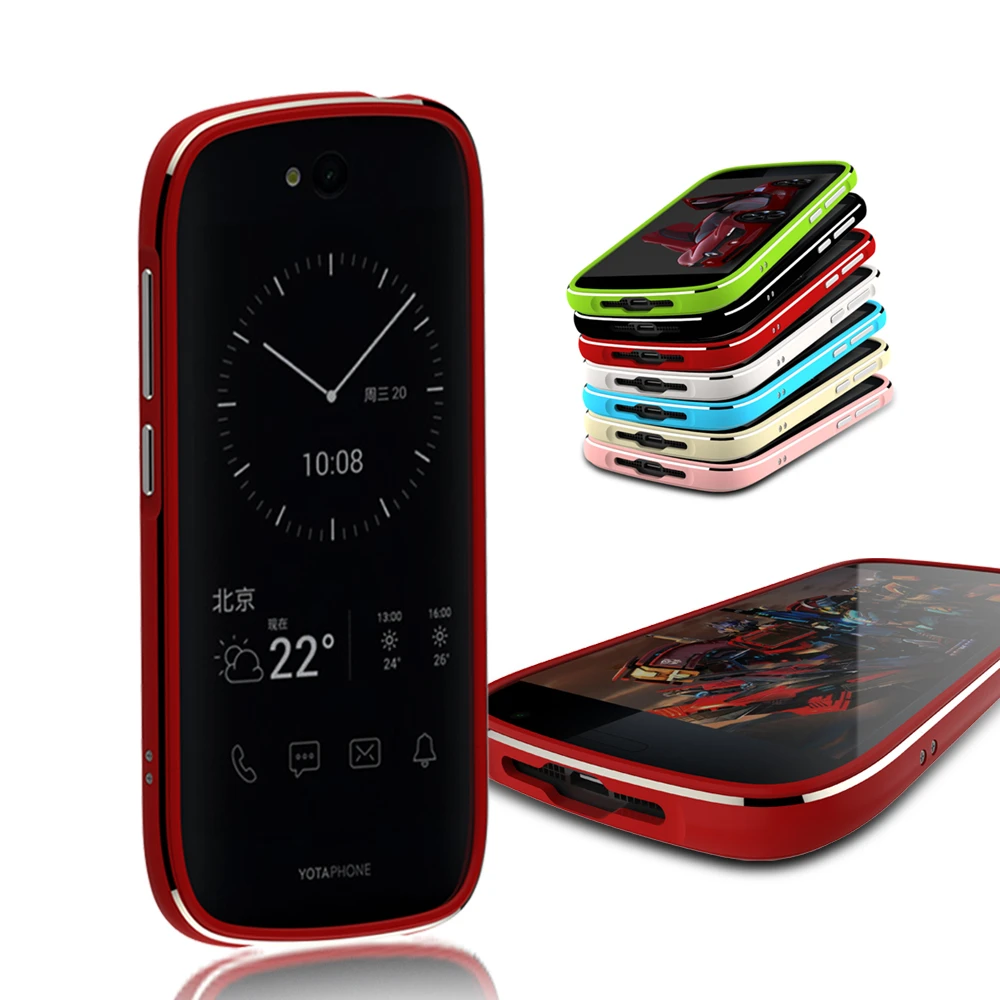 Luphie мобильный телефон чехол для Yotaphone 2 Yota Phone противоударный алюминиевый бампер |