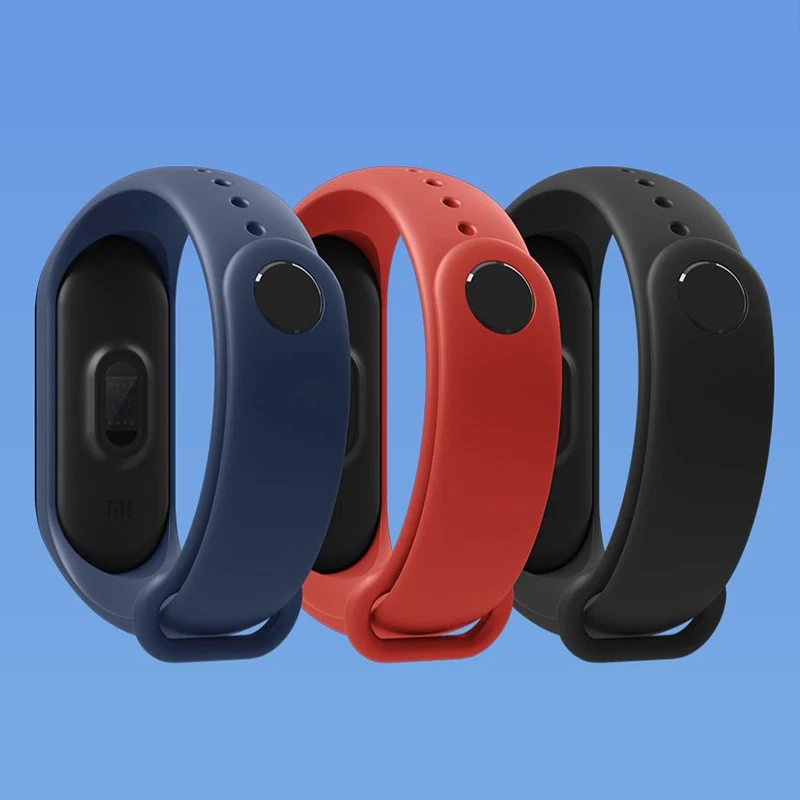 Оригинальный Смарт-браслет Xiaomi Mi Band 3 4 фитнес-браслет с большим сенсорным экраном
