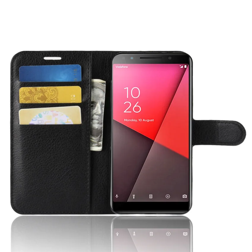 Новинка 2018 для Vodafone Smart N9 lite Чехол кожаный флип-чехол телефона чехол кошелек