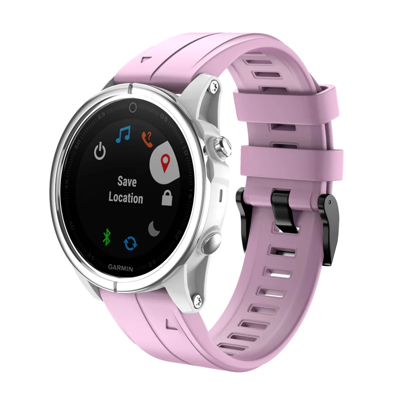 20 мм силиконовый ремешок Браслет на петле для Garmin Fenix 5S Plus SD998 | Электроника