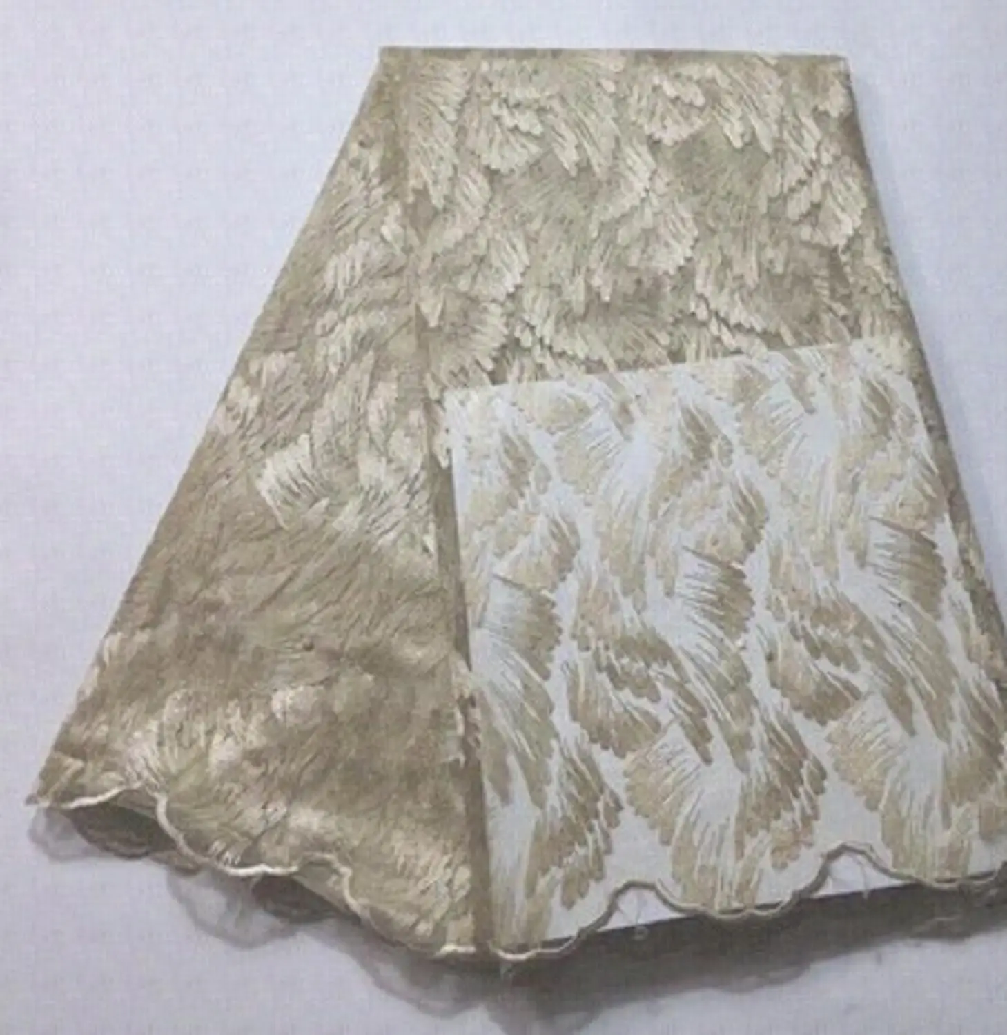 Африканские кружева сплошной узор 120 см ширина ткани для невесты продается на 5