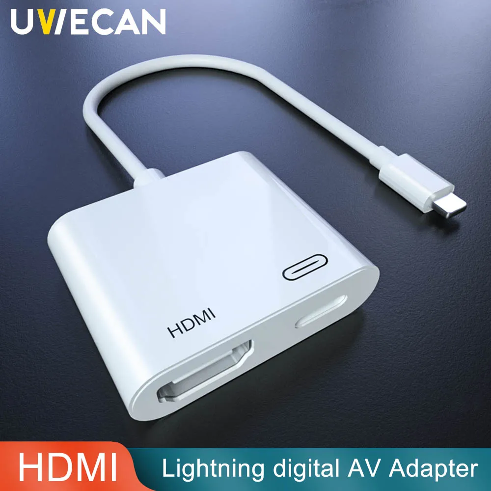 10 шт. для Lightning Digital AV HDMI адаптер 4 K Кабельный разъем USB до 1080 P HD iPhone X 8/8 p/5/6/6s/7/7 P/Ipad