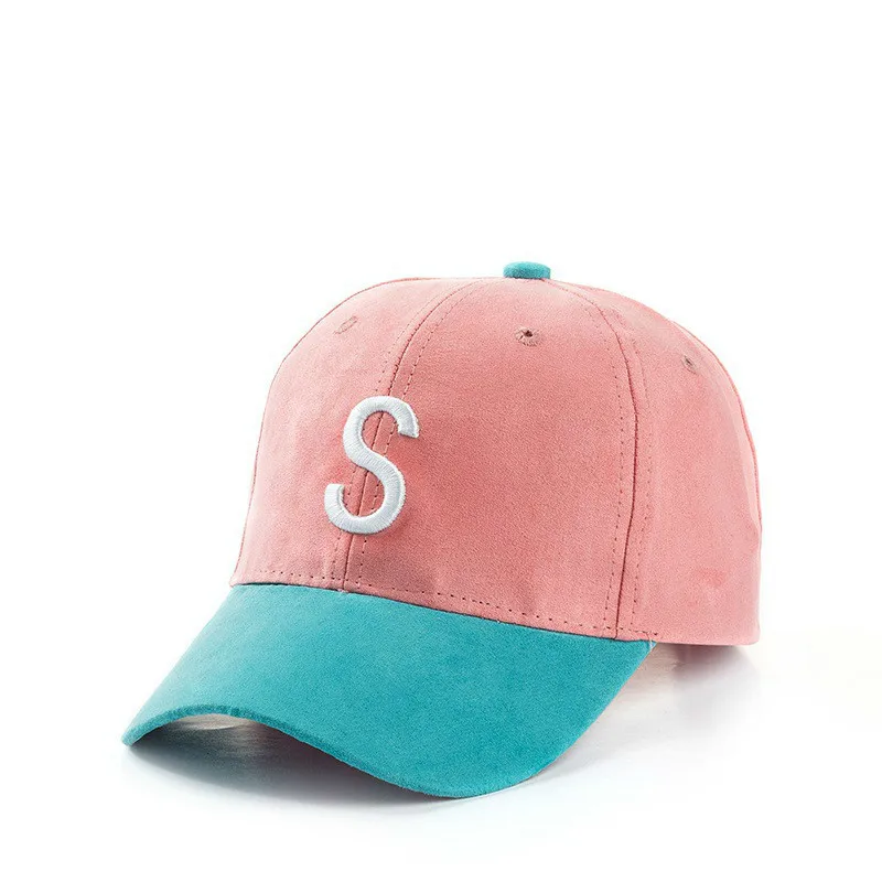 Watermelon red Модные Горячие Хлопчатобумажные вышитые буквы M G A S W бейсбольная Кепка Snapback Кепка s приспособленная Bone Casquette для мужчин уникальные кепки - Цвет: Watermelon red