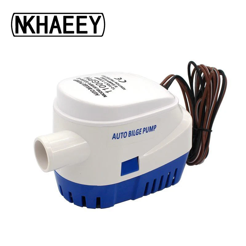 Полностью Автоматический Трюмный насос 1100GPH DC 12V 24V Yacht канализационный насос
