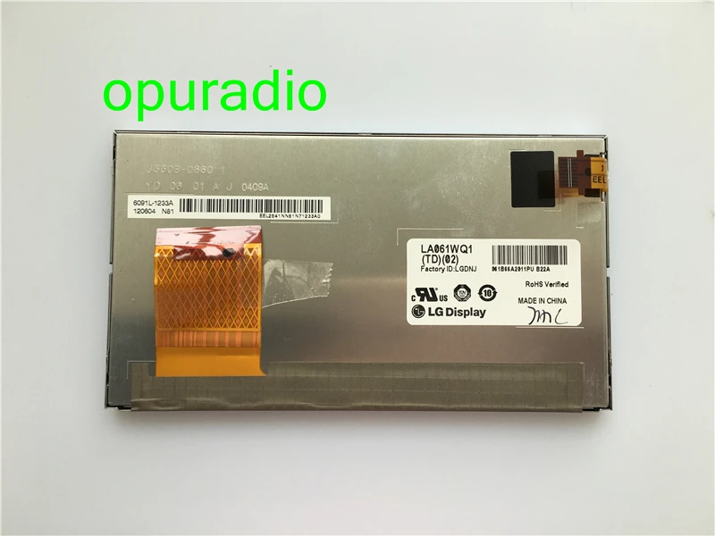 Абсолютно Новый 480*272 TFT 6 1 дюймовый сенсорный ЖК экран LA061WQ1 (TD) (02) (05) для Toyota Camry