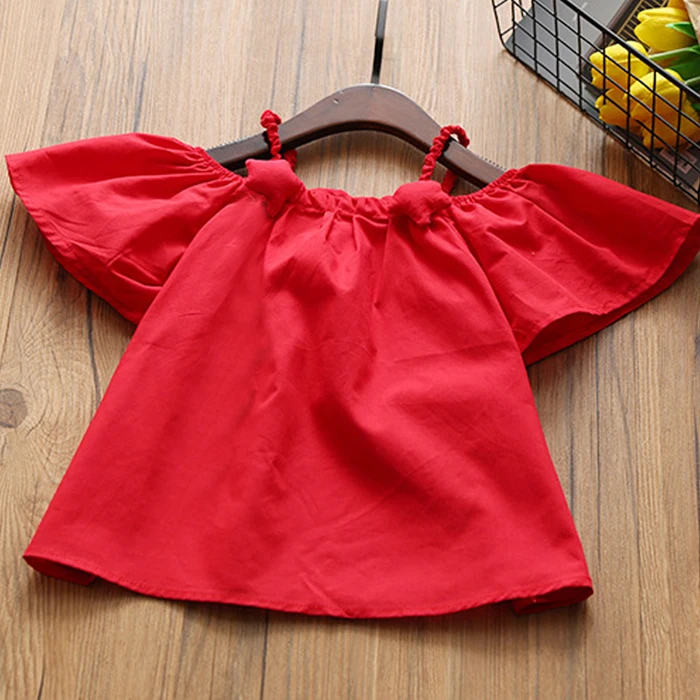 Новинка лета 2019 детская одежда для маленьких девочек футболка + шорты с вышивкой