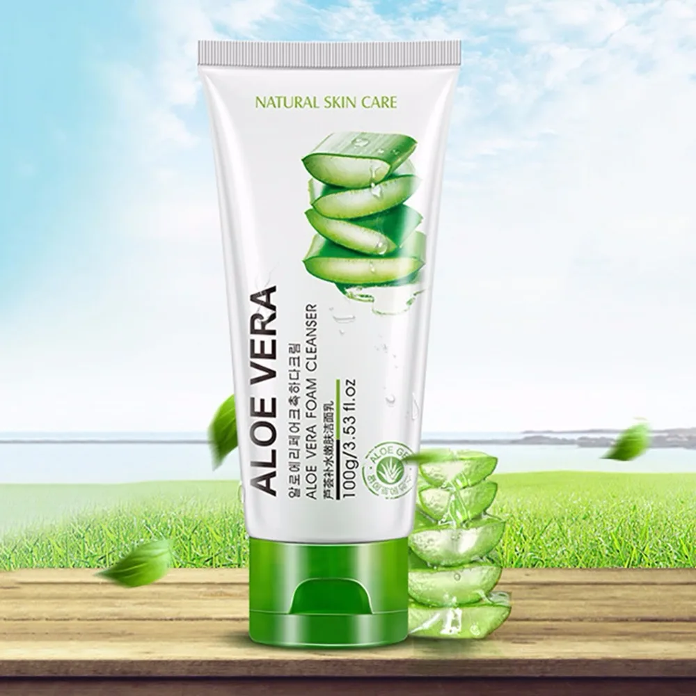 Средства для умывания лица Aloe Vera Gel уход за лицом крем по уходу за кожей на солнечных батареях, уход за угристой кожей косметический уход против морщин, акне отбеливание