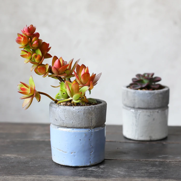 Настольные мини керамические цветочные горшки креативные классические