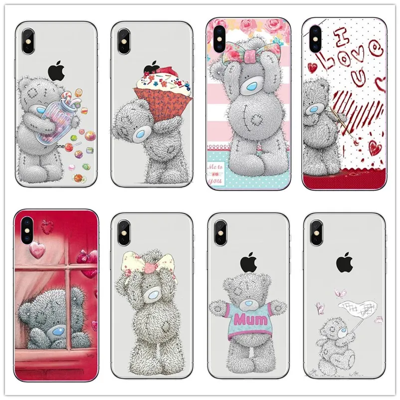 Силиконовый чехол для телефона iphoneXS XR XSMax Tatty Teddy Me To You Bear чехлы iPhone 11Pro Max 6s 7