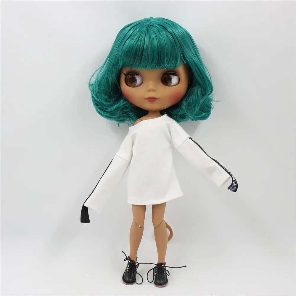 Ледяной DBS Blyth кукольные 1/6 bjd черная матовая искусственная кожа с уход за кожей