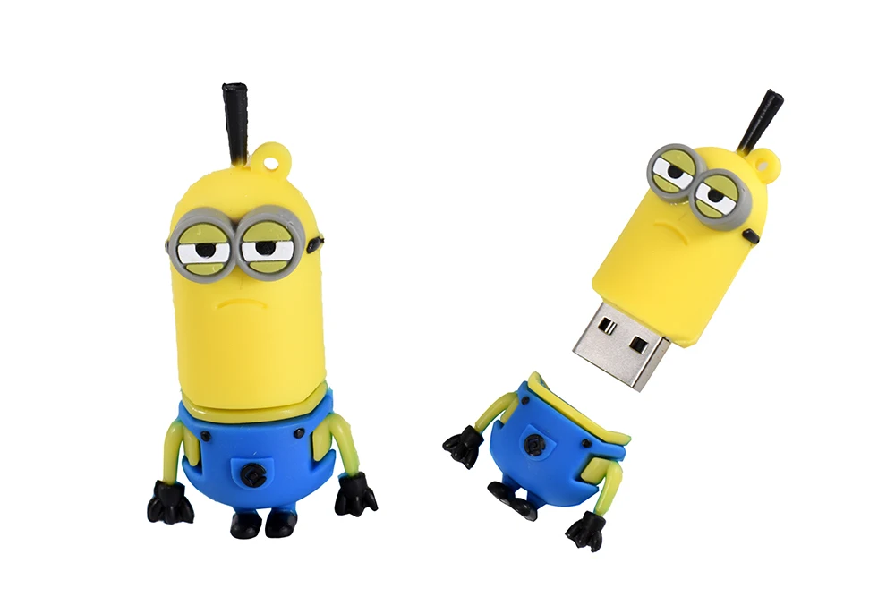JASTER Funny Minions Memory Stick 8GB 4GB 16GB Милый мультяшный флеш-накопитель 32GB 64GB Usb флеш-накопитель Флешка USB 2,0