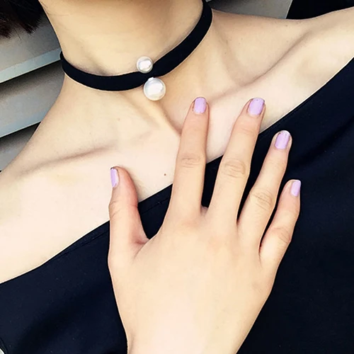 New Arrival Women Retro Faux Pearl Decor Adjustable Choker Charm Clavicle Chain Necklace | Украшения и аксессуары