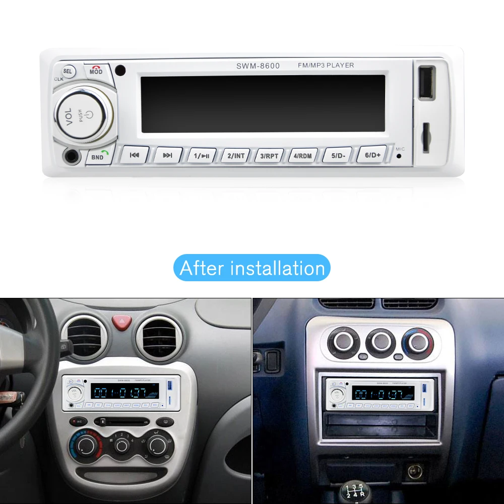 Авторадио 12 В Автомагнитола Bluetooth 1 din автомобильный стерео плеер телефон AUX-IN MP3 FM/USB/Радио пульт дистанционного управления для телефона автомобильный аудио