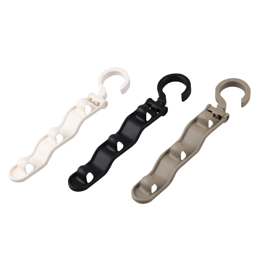 2 шт. держатель вешалки органайзер для хранения три секции вертикальная вешалка