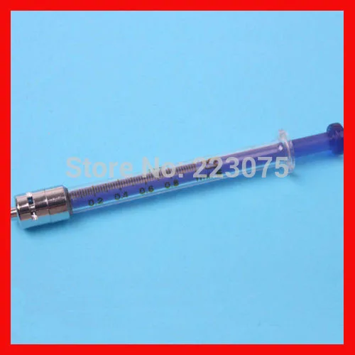 

New 1ml Glass Injector Glass Sampler Luer Lock Tip Glass syringe