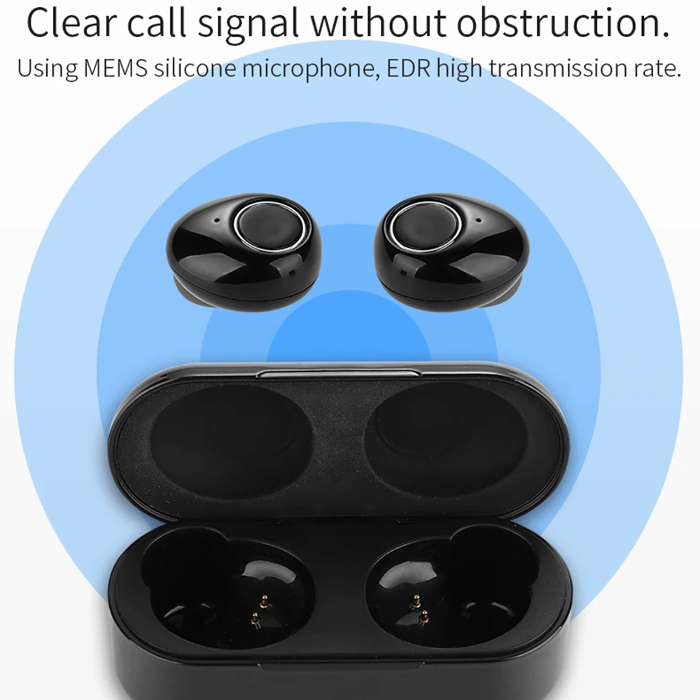 Новый K15 наушники вкладыши TWS с Беспроводной мини гарнитура Bluetooth 5 0 глубокими