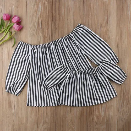 Одежда для мамы и дочки футболка пары одинаковые рубашки семьи семейная одежда в