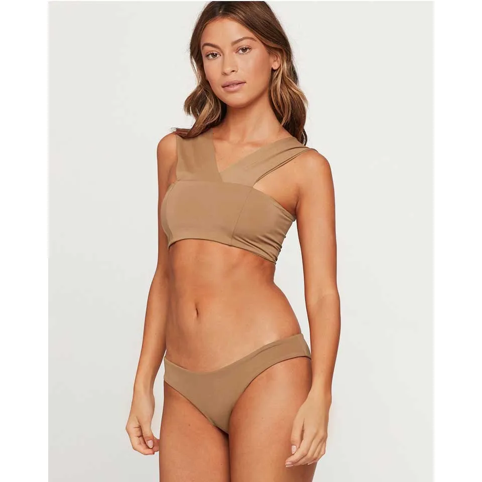 Женский купальник бикини с низкой талией SAMEGAME бразильский пуш ап пляжная одежда