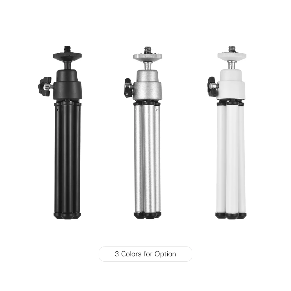 Мини Трипод с 2 секциями выдвижной настольный мини держатель 1/4 дюйма винтовые