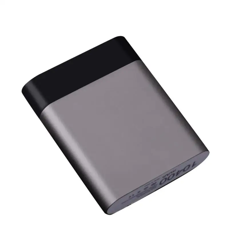 HIPERDEAL DIY 4*18650 батарея банк питания зарядное устройство коробка для iPhone смартфон 18Jan08 Прямая поставка - Цвет: Темно-серый