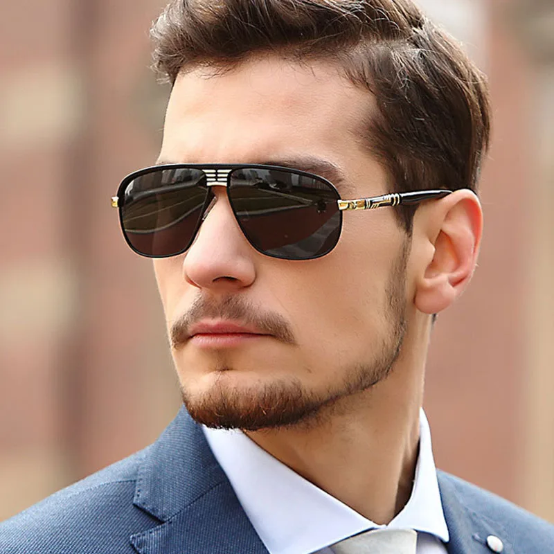 Мужские солнцезащитные очки Carter винтажные поляризационные в ретро стиле с