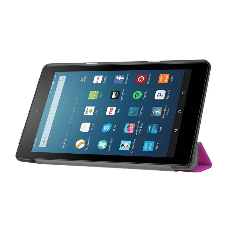 Tablet чехол для Amazon Kindle HD8 2017 8 0 дюйма книжка Флип Folio PU кожаный с сна/Пробуждение
