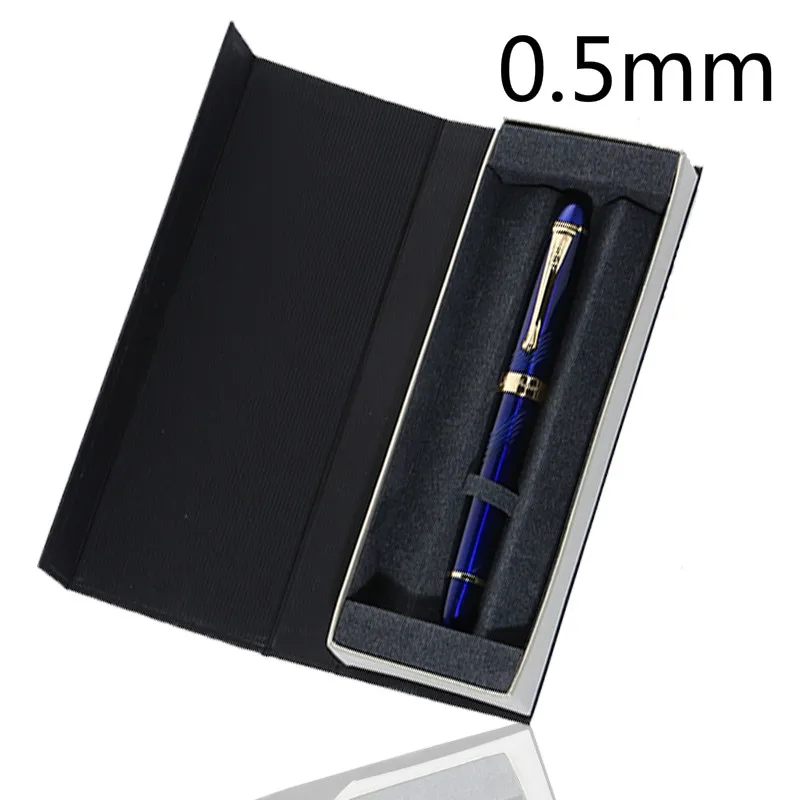 D JINHAO X450 авторучка высокого класса бизнес-подпись в офисе чернильная ручка 0,5 мм 1,0 мм перо из иридия модная Роскошная подарочная упаковка - Цвет: D