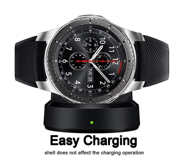 Чехол для часов для samsung gear S3 Frontier Galaxy Watch 46 мм/42 мм, покрытие из ТПУ, универсальная защитная оболочка, аксессуары для часов