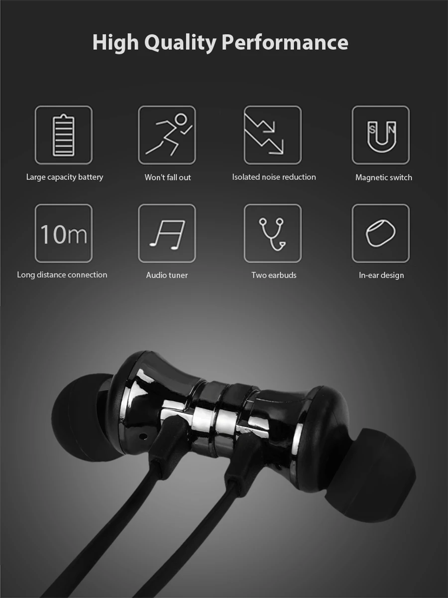 Магнитные Bluetooth наушники, Спортивные Беспроводные наушники, Bluetooth гарнитура, наушники с микрофоном для huawei Xiaomi samsung XT11