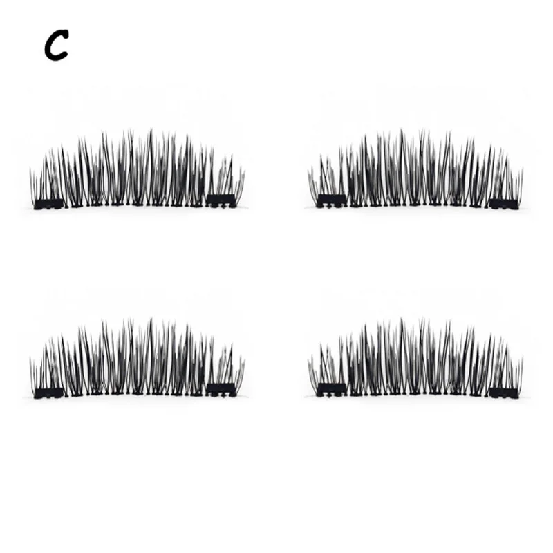 Новинка легко носить 3D Магнитные ресницы накладные двойной магнит полная полоса