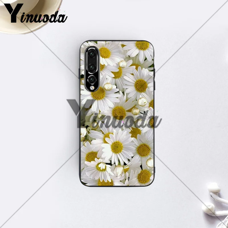 Чехол yinuoda для Huawei P20 Ромашки Цветочный милый узорный чехол P10 Plus Mate 9 Lite Honor 10 View
