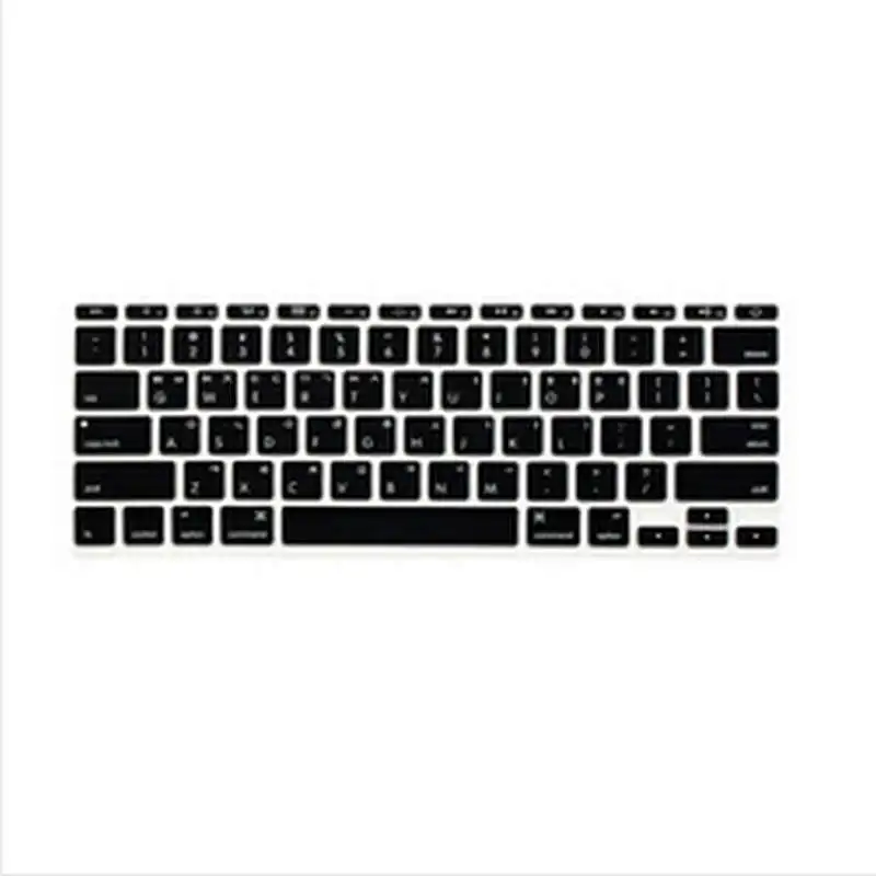 Корейский шрифт Письмо Мягкая силиконовая защита клавиатуры US Keyboard Cover Skin Protector Protective FILM 100pcs для Apple MacBook Air 11&quot 11.6 | Keyboard Covers -32812880977