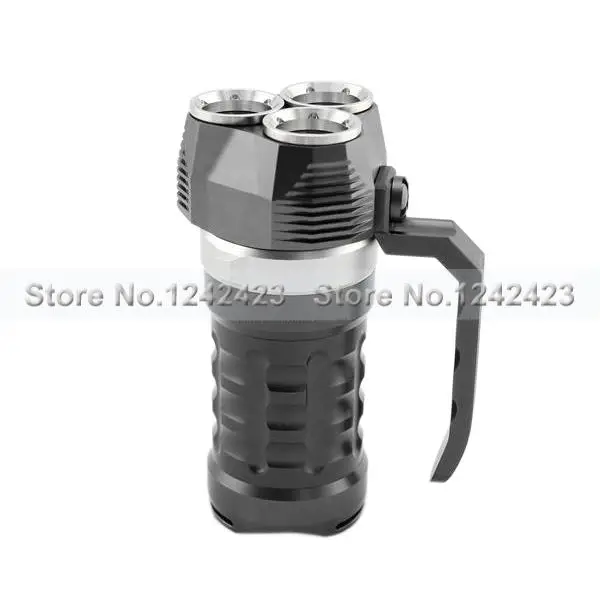 Free Shipping 1PC Sofirn MS5 Diving Flashlight Depth of 80m 3x Cree Xm-l U2 LED 3 Modes 3800 Lumens torch (4 x 18650) | Лампы и