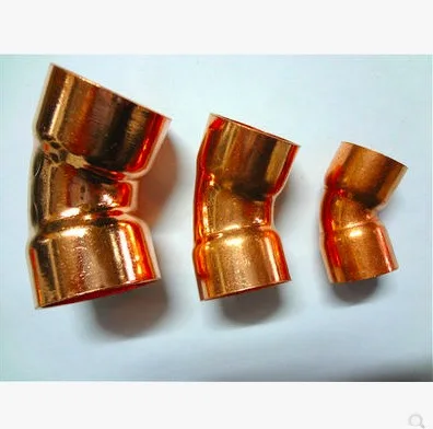 

10Pieces/Lot Inner Diameter:12.7mm International Standard Copper Welding 45 Degrees Elbow Refrigeration Accessories
