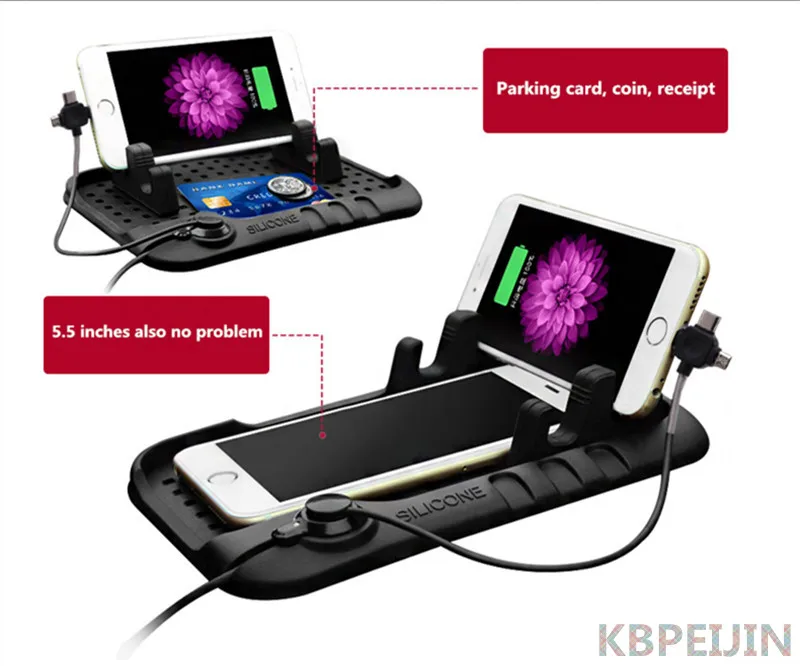 For lifan x60 620 520 320 x50 solano smily Multi-functional Car Navigation Mobile USB Charger Phone Anti-Slip Mat accessories | Автомобили