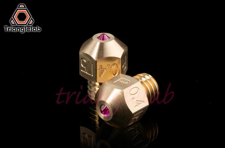 Trianglelab высокой температуры MK8 ruby сопла 1,75 MM совместим с специальные материалы PETG ABS пей PEEK нейлон и т. д. ruby сопла